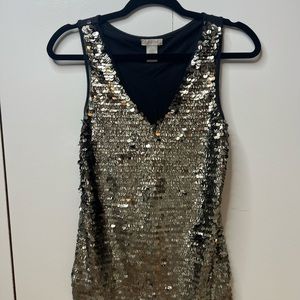 Cache XS Sequin Top!